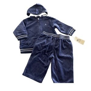 Ralph Lauren velvet jacket and pants matching set